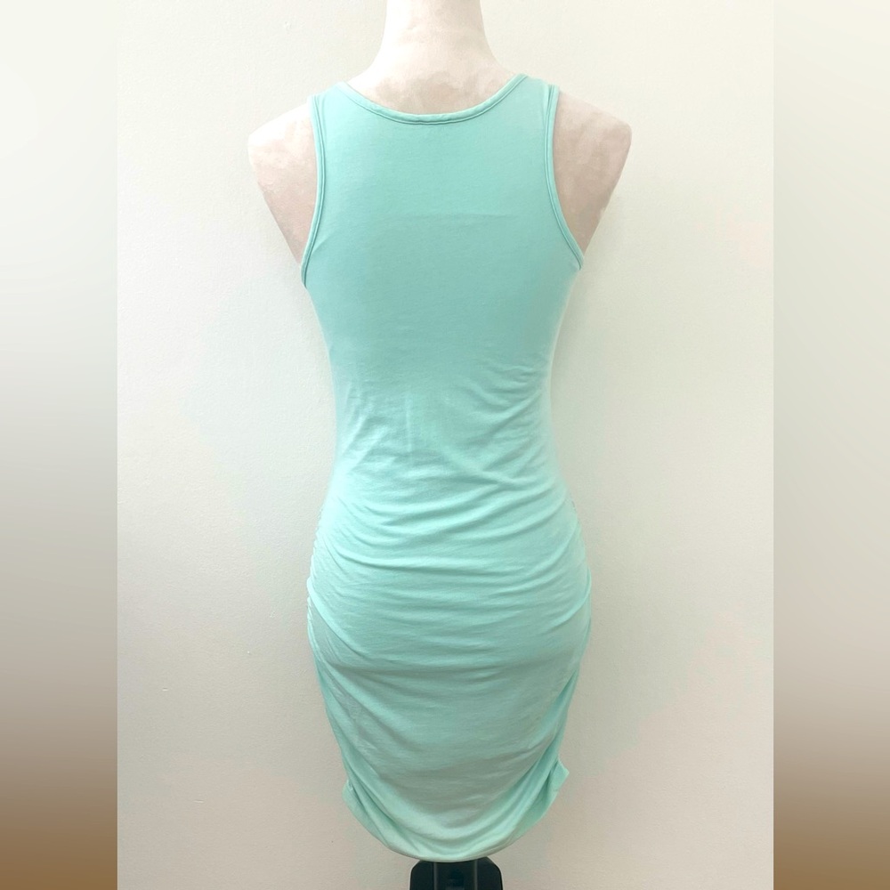 bobi Tiffany Blue Sea-foam Sleeveless Mini Dress - Picture 6 of 6